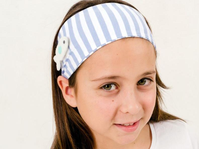 15 pcs MARKS SPENCER HEAD BANDS CLIPS BOWS KIDS HAIR TIDY BLUE CHECK SQUARED 